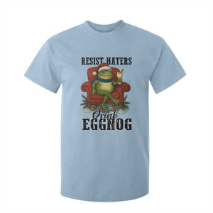 Frogs Resist Christmas T Shirt For Kid Portland Frog Activist America Political 2025 TS14 Light Blue Print Your Wear