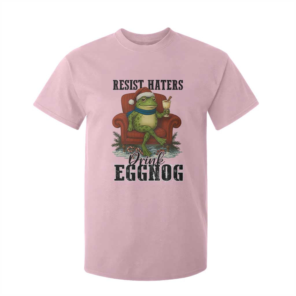 Frogs Resist Christmas T Shirt For Kid Portland Frog Activist America Political 2025 TS14 Light Pink Print Your Wear
