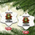 Frogs Resist Xmas Ceramic Ornament Portland Frog Activist America Political 2025 - Print Your Wear