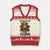 Frogs Resist Xmas V-Neck Knit Sweater Vest Portland Frog Activist America Political 2025 - Print Your Wear