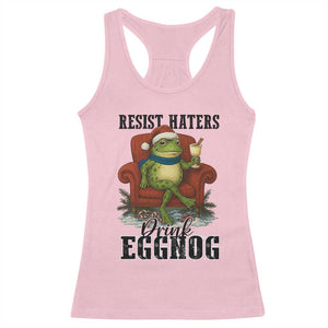 Frogs Resist Christmas Racerback Tank Top Portland Frog Activist America Political 2025 TS14 Light Pink Print Your Wear