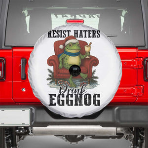 Frogs Resist Christmas Spare Tire Cover Portland Frog Activist America Political 2025 TS14 White Print Your Wear