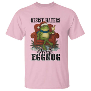 Frogs Resist Christmas T Shirt Portland Frog Activist America Political 2025 TS14 Light Pink Print Your Wear