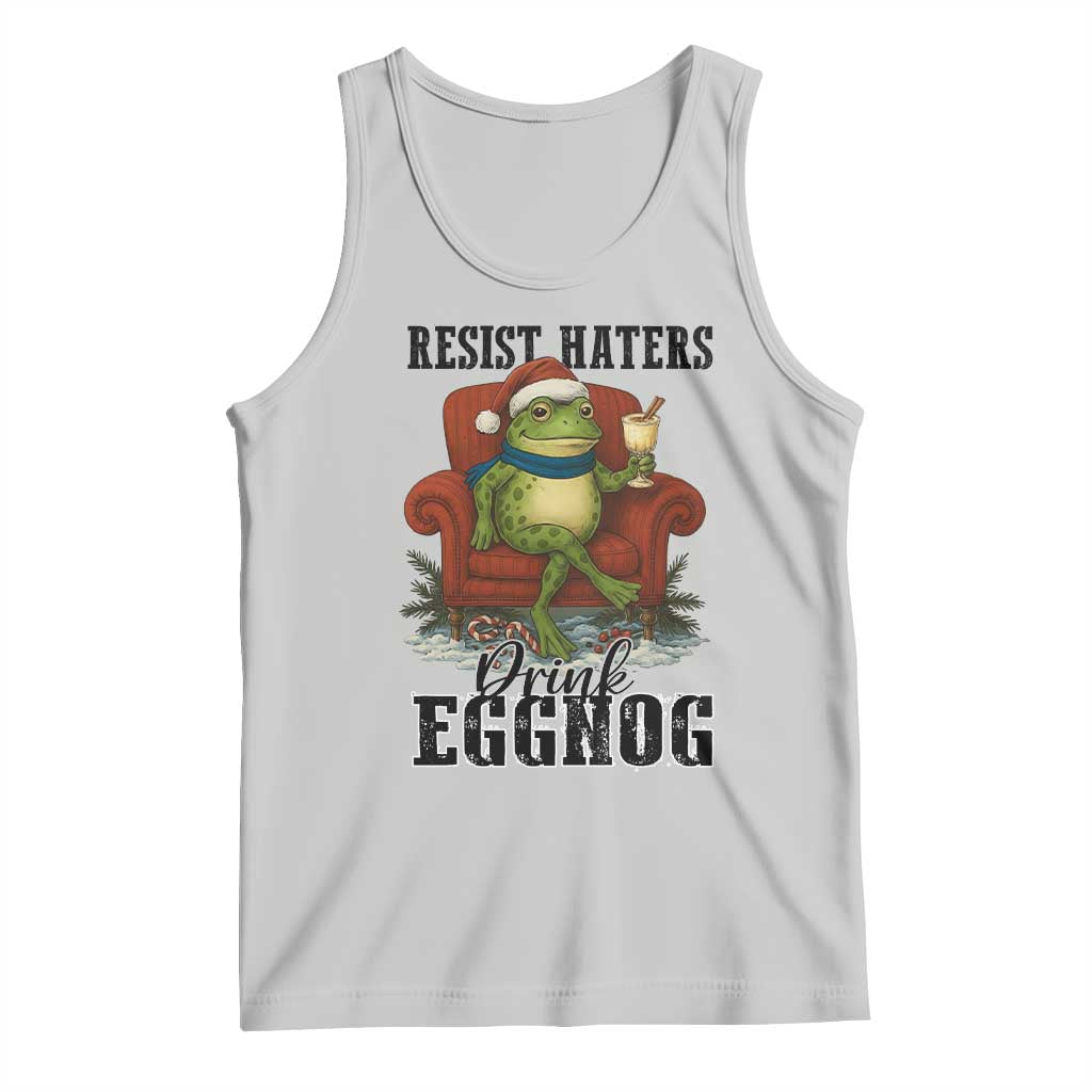 Frogs Resist Christmas Tank Top Portland Frog Activist America Political 2025 TS14 Ash Print Your Wear