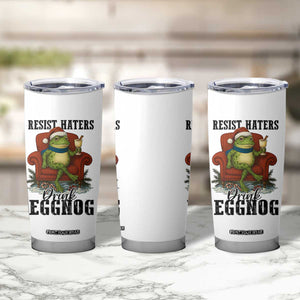 Frogs Resist Christmas Tumbler Cup Portland Frog Activist America Political 2025 TS14 Print Your Wear