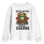 Frogs Resist Christmas Youth Sweatshirt Portland Frog Activist America Political 2025 TS14 White Print Your Wear
