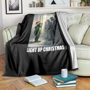 Resist Frog Christmas Throw Blanket Funny Portland Protest ICE Activist Meme TS14 Print Your Wear