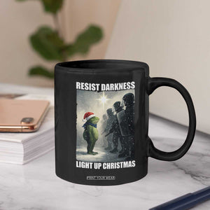 Resist Frog Christmas Coffee Mug Funny Portland Protest ICE Activist Meme TS14 Print Your Wear