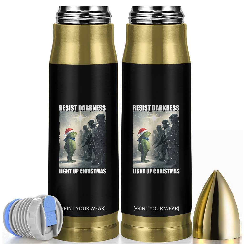 Resist Frog Christmas Bullet Tumbler Funny Portland Protest ICE Activist Meme TS14 Black Print Your Wear