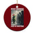 Resist Frog Xmas Ceramic Ornament Funny Portland Protest ICE Activist Meme - Print Your Wear