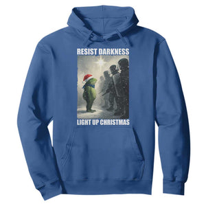 Resist Frog Christmas Hoodie Funny Portland Protest ICE Activist Meme TS14 Royal Blue Print Your Wear