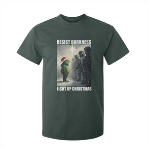 Resist Frog Christmas T Shirt For Kid Funny Portland Protest ICE Activist Meme TS14 Dark Forest Green Print Your Wear