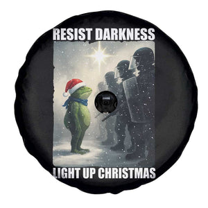 Resist Frog Christmas Spare Tire Cover Funny Portland Protest ICE Activist Meme TS14 Print Your Wear