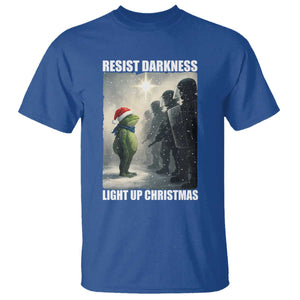 Resist Frog Christmas T Shirt Funny Portland Protest ICE Activist Meme TS14 Royal Blue Print Your Wear
