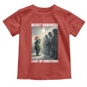 Resist Frog Christmas Toddler T Shirt Funny Portland Protest ICE Activist Meme TS14 Red Print Your Wear