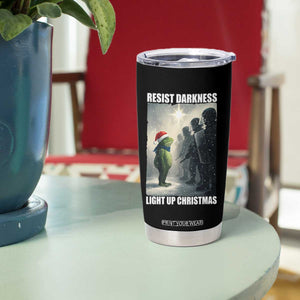 Resist Frog Christmas Tumbler Cup Funny Portland Protest ICE Activist Meme TS14 Print Your Wear