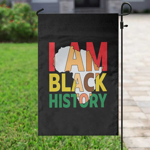 Black History Month African American Garden Flag I Am Black History TS14 Print Your Wear