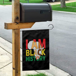 Black History Month African American Garden Flag I Am Black History TS14 Print Your Wear
