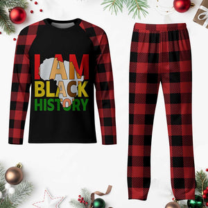 Black History Month African American Plaid Pajama Set I Am Black History TS14 Buffalo Plaid Print Your Wear
