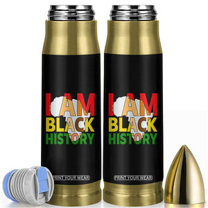 Black History Month African American Bullet Tumbler I Am Black History TS14 Black Print Your Wear