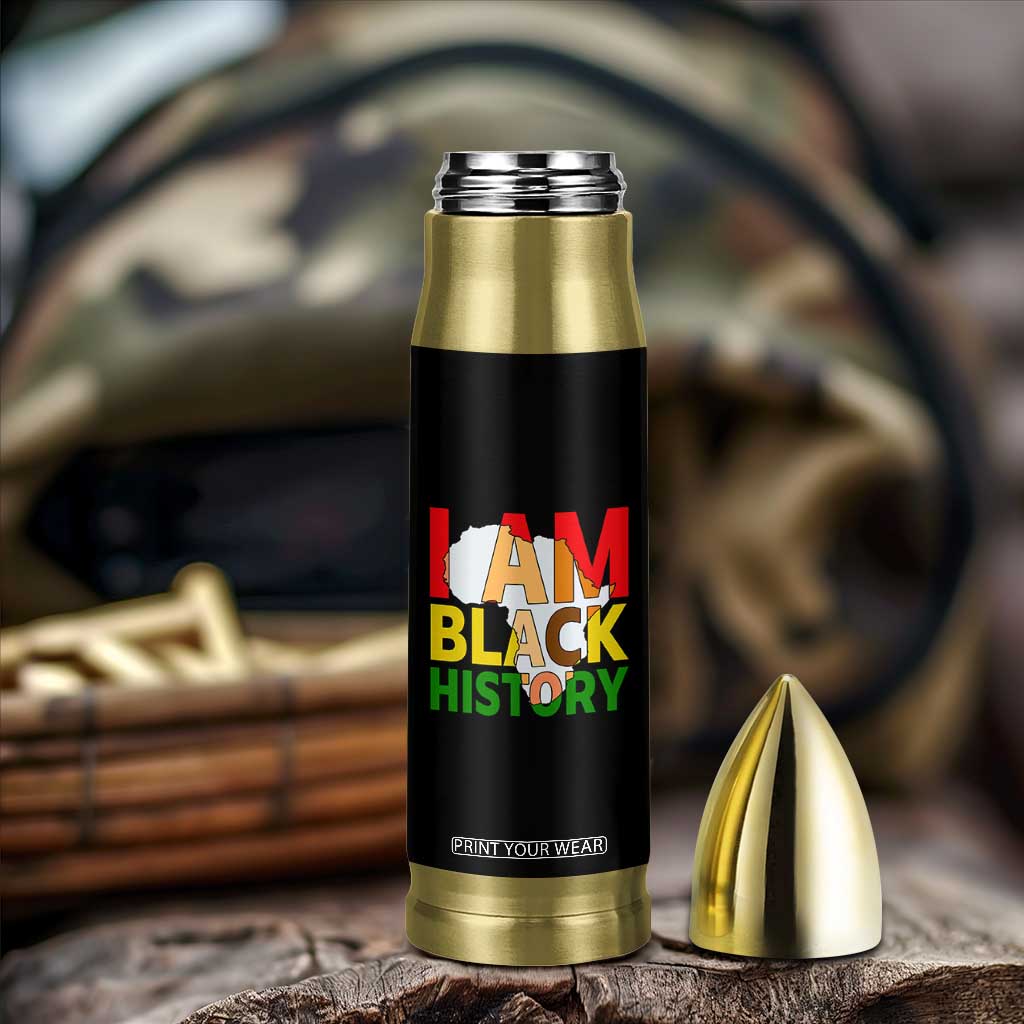 Black History Month African American Bullet Tumbler I Am Black History TS14 Print Your Wear