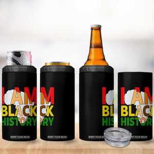 Black History Month African American 4 in 1 Can Cooler Tumbler I Am Black History TS14 Print Your Wear