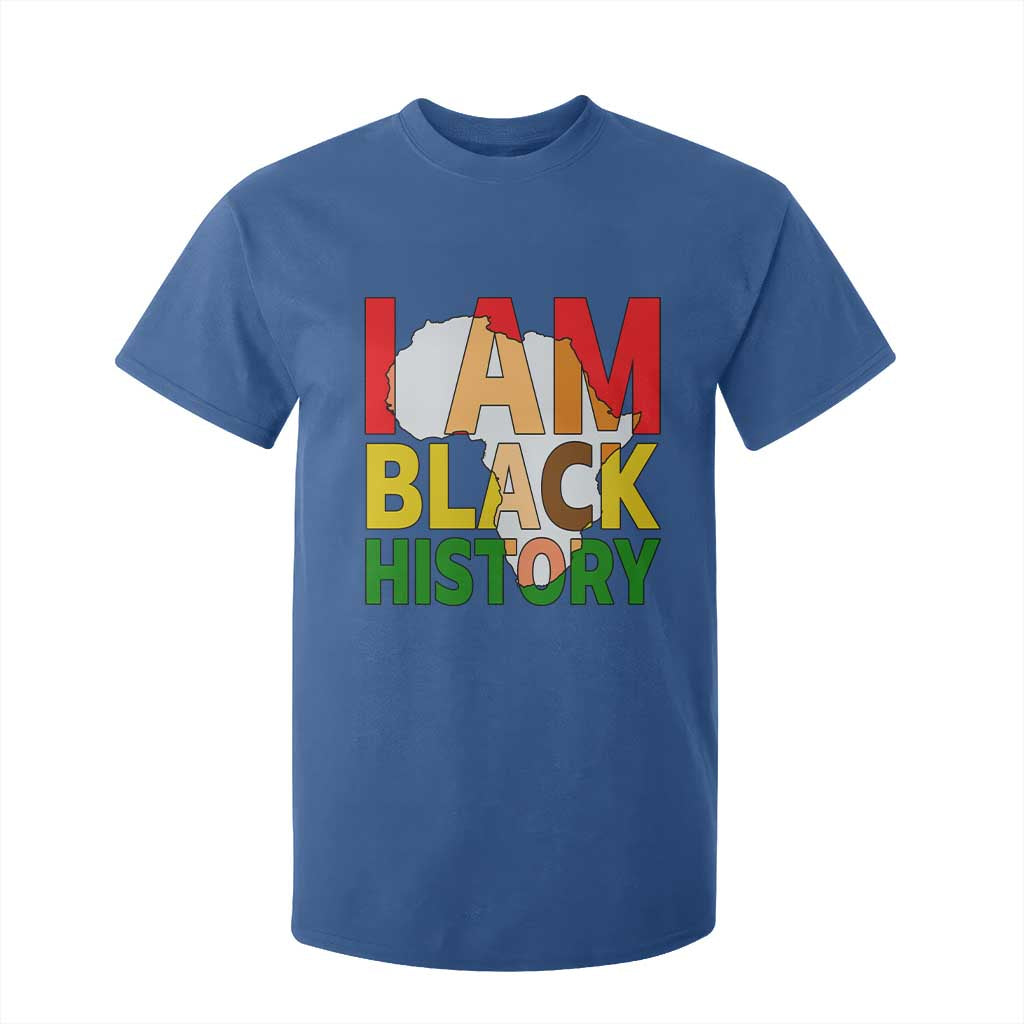 Black History Month African American T Shirt For Kid I Am Black History TS14 Royal Blue Print Your Wear
