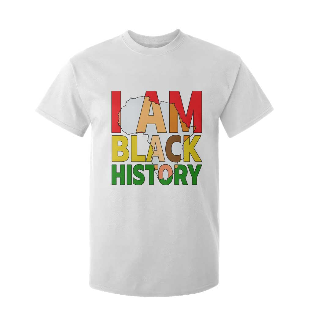 Black History Month African American T Shirt For Kid I Am Black History TS14 White Print Your Wear
