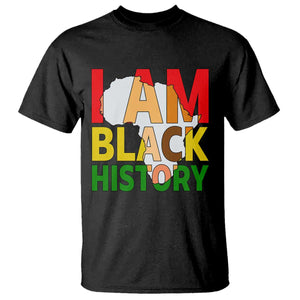 Black History Month African American T Shirt I Am Black History TS14 Black Print Your Wear