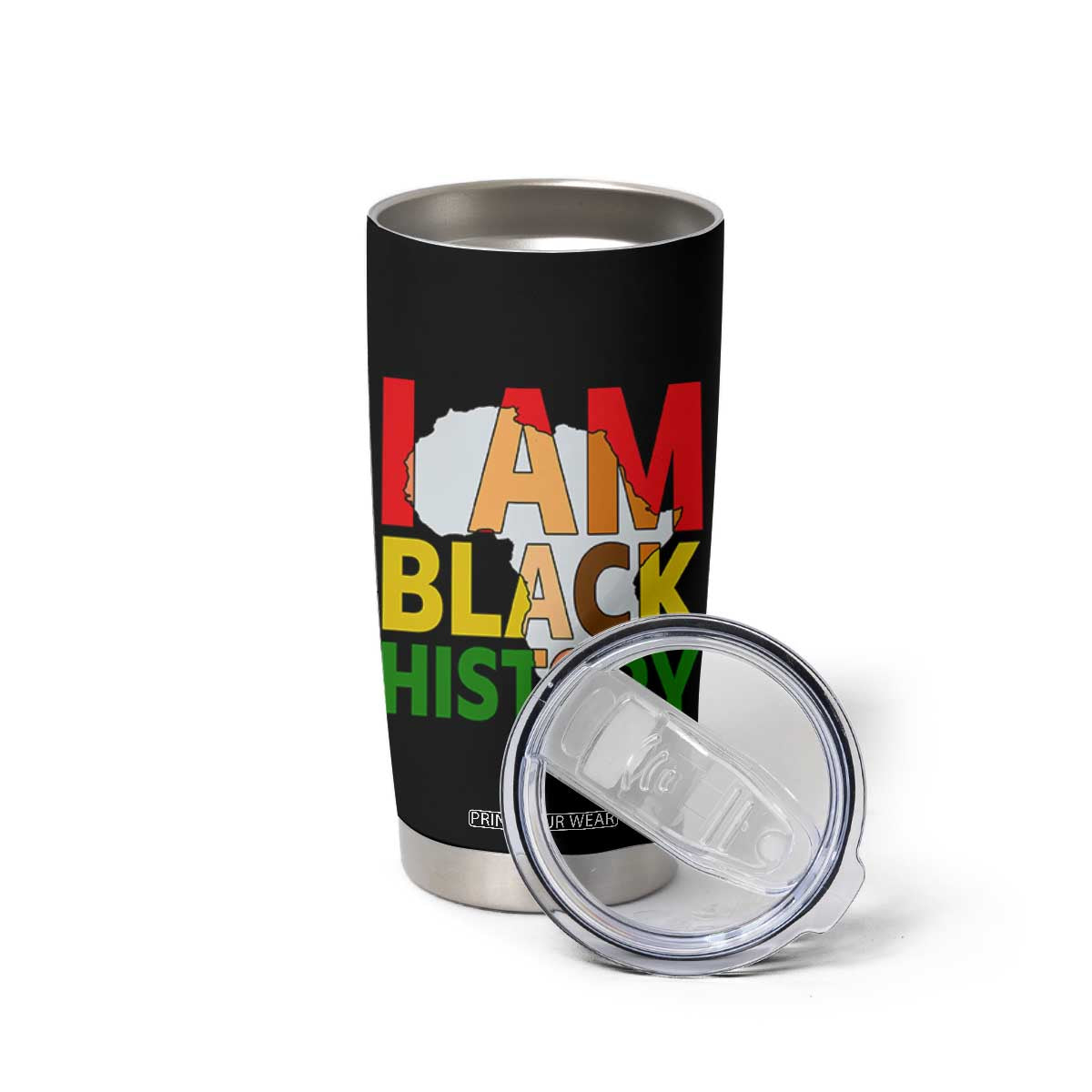 Black History Month African American Tumbler Cup I Am Black History TS14 Print Your Wear