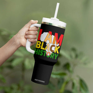 Black History Month African American Tumbler With Handle I Am Black History TS14 Print Your Wear