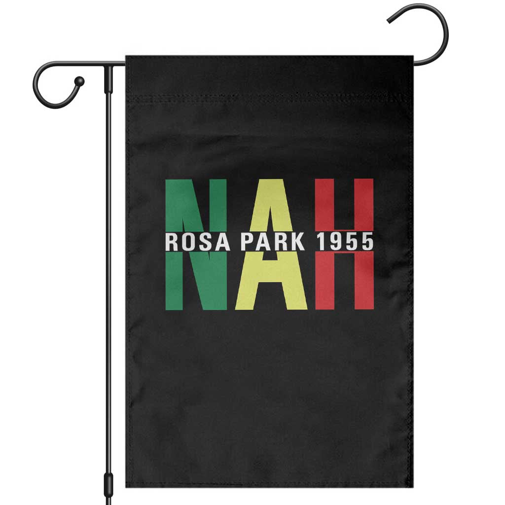 Nah Rosa Parks Quote Garden Flag Black Movement Protest TS14 Black Print Your Wear