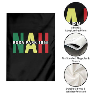 Nah Rosa Parks Quote Garden Flag Black Movement Protest TS14 Print Your Wear