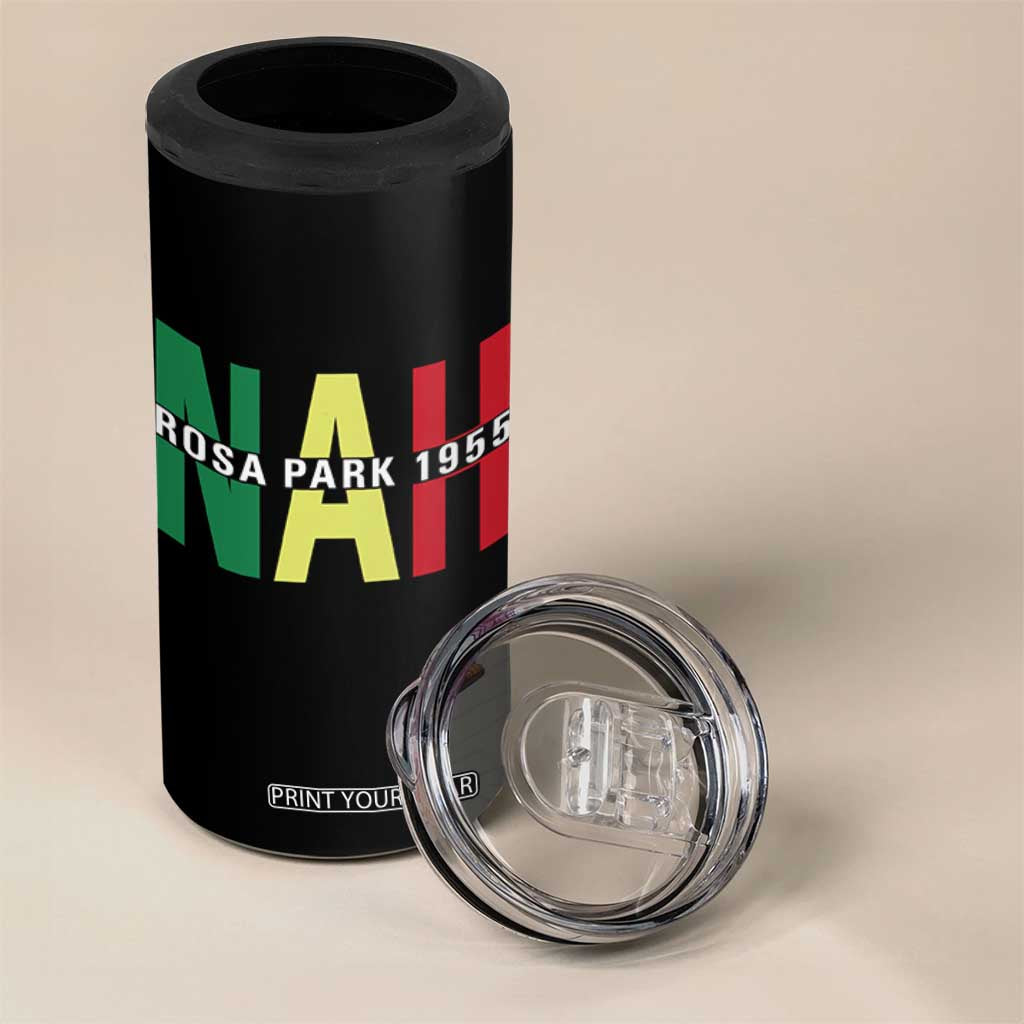 Nah Rosa Parks Quote 4 in 1 Can Cooler Tumbler Black Movement Protest TS14 Print Your Wear