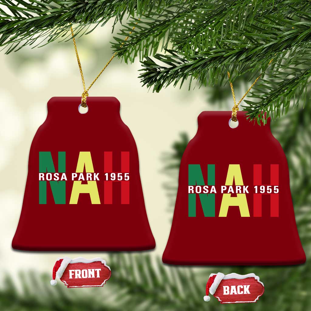 Nah Rosa Parks Quote Ceramic Ornament Black Movement Protest TS14 Print Your Wear