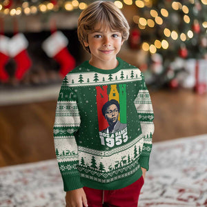 Nah Rosa Parks Quote Ugly Christmas Sweater Civil Rights African American TS14 Forest Green Beige Print Your Wear