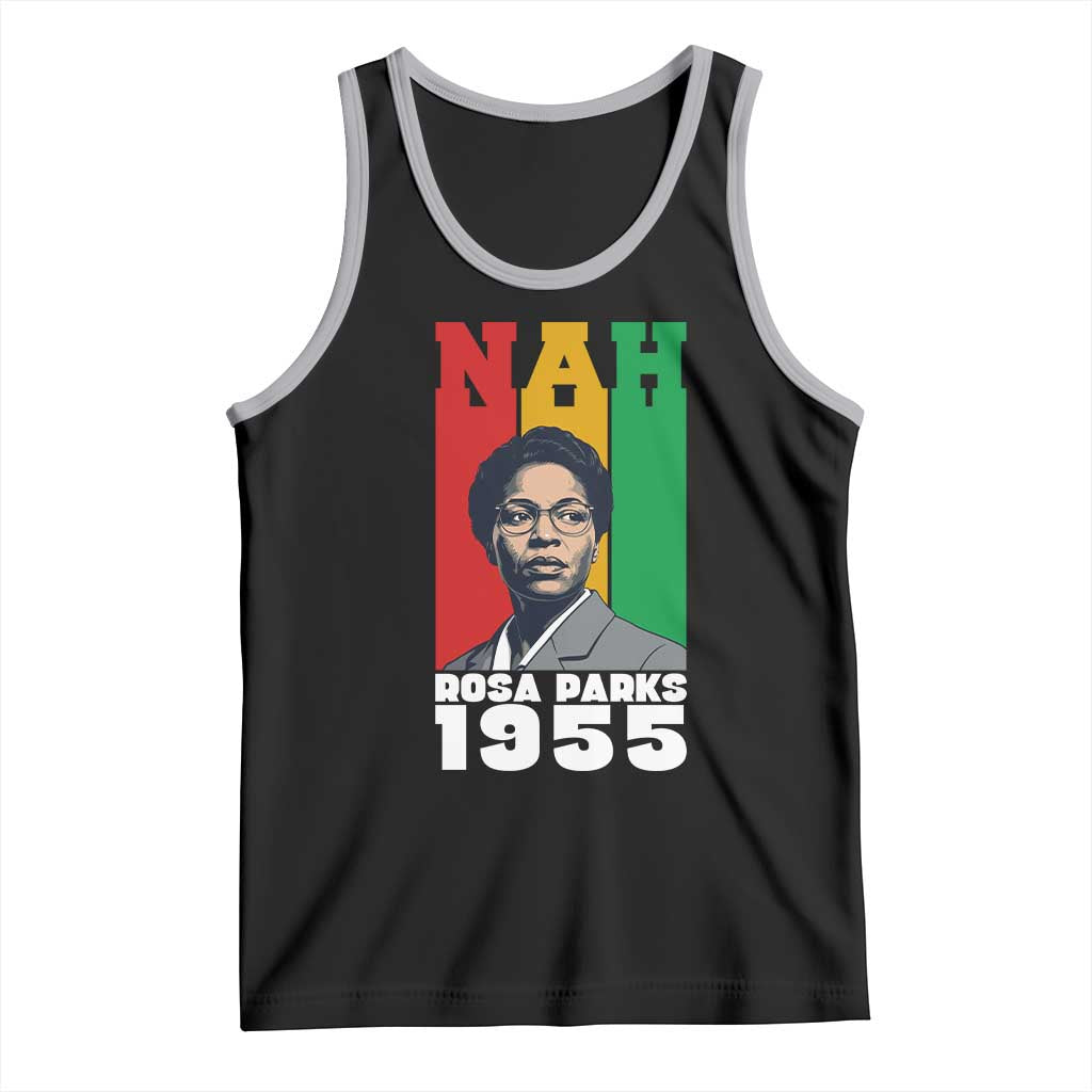 Nah Rosa Parks Quote Tank Top Civil Rights African American TS14 Black Athletic Heather Print Your Wear