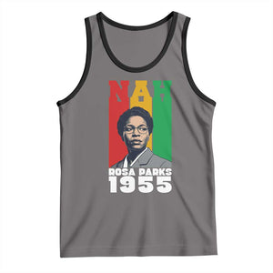 Nah Rosa Parks Quote Tank Top Civil Rights African American TS14 Deep Heather Black Print Your Wear