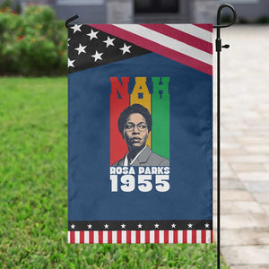 Nah Rosa Parks Quote Garden Flag Civil Rights African American TS14 Classic Blue Black Print Your Wear