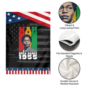 Nah Rosa Parks Quote Garden Flag Civil Rights African American TS14 Print Your Wear
