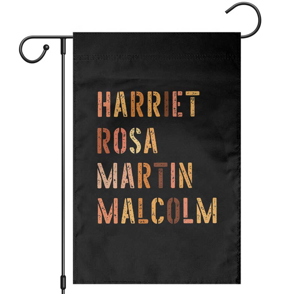 Black History Leaders Garden Flag Harriet Rosa Martin Malcolm TS14 Black Print Your Wear