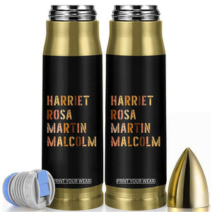 Black History Leaders Bullet Tumbler Harriet Rosa Martin Malcolm TS14 Black Print Your Wear