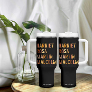Black History Leaders Tumbler With Handle Harriet Rosa Martin Malcolm TS14 Print Your Wear