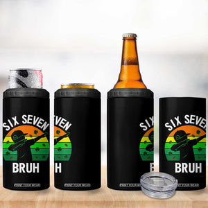 67 Bruh St Patricks Day 4 in 1 Can Cooler Tumbler Funny Six Seven Boys Kids Dabbing Meme TS14 Print Your Wear