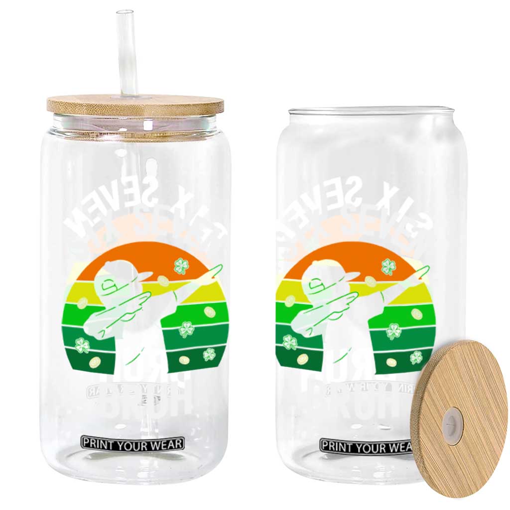 67 Bruh St Patricks Day Glass Can Funny Six Seven Boys Kids Dabbing Meme TS14 Print Your Wear