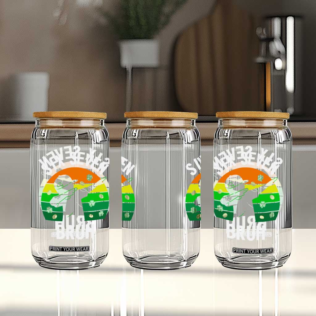67 Bruh St Patricks Day Glass Can Funny Six Seven Boys Kids Dabbing Meme TS14 Print Your Wear