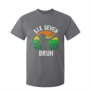 67 Bruh St Patricks Day T Shirt For Kid Funny Six Seven Boys Kids Dabbing Meme TS14 Charcoal Print Your Wear