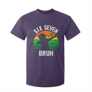 67 Bruh St Patricks Day T Shirt For Kid Funny Six Seven Boys Kids Dabbing Meme TS14 Purple Print Your Wear