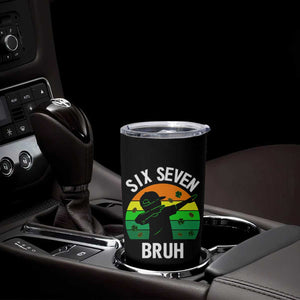 67 Bruh St Patricks Day Tumbler Cup Funny Six Seven Boys Kids Dabbing Meme TS14 Print Your Wear