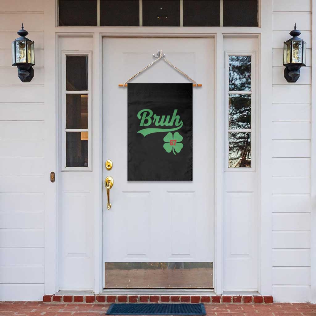 67 Bruh St Patricks Day Garden Flag Funny Six Seven Shamrock Meme TS14 Print Your Wear